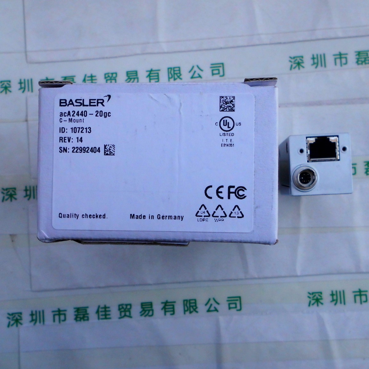 acA2440-20gc 巴斯勒BASLER 500万像素面阵相机