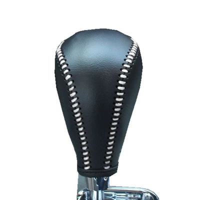 Sürətlər qutusu və əl tormozu başlıqları Lexus ES/RX/IS/GS/LS models - black-leather-with-white-stitching