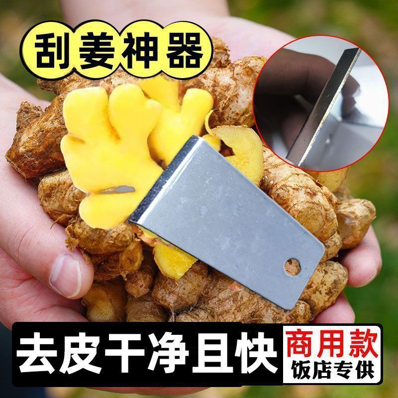 生姜去皮神器剥蒜刨姜器刮姜皮刨厨房多功能土豆芋头刮皮器批发