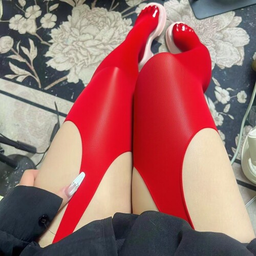 Source【Horse Oil Luminous Strap One-Piece Socks】High Oil Content Silk Socks with Openwork, Smooth, Lustrous, Plus Size 8D Super Silky Socks