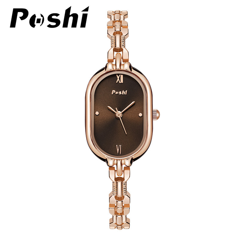 Cadena POSHI accesorios de reloj para mujer, lujo ligero, reloj de cuarzo simple, envío transfronterizo de fábrica, envío de una pieza