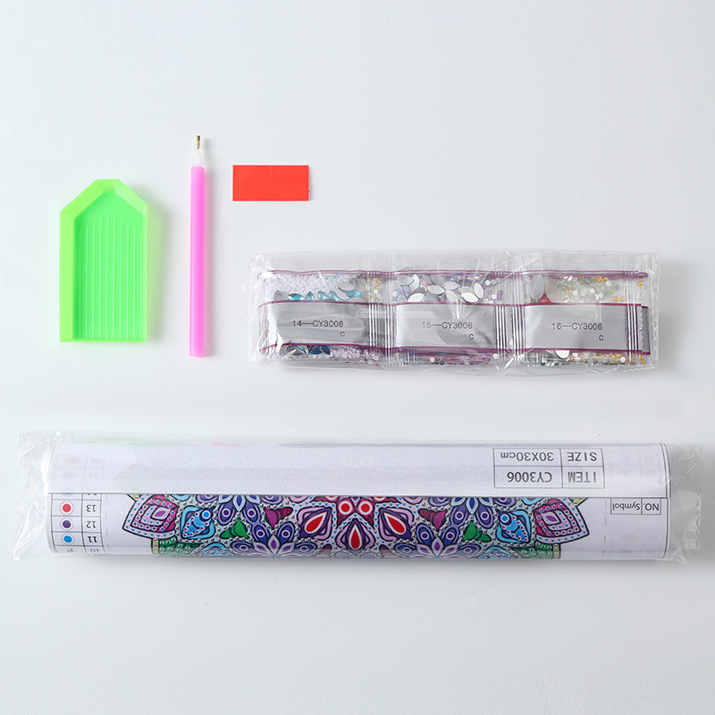 Ventas transfronterizas calientes nórdicas pinturas de diamantes 5D de forma extraña mariposa dibujos animados puntos de perforación fábrica venta directa pintura decorativa al por mayor