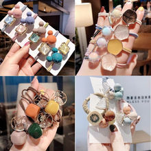 韩版ins风头绳发圈高级感高马尾强拉不断发绳女高弹力扎马尾皮筋