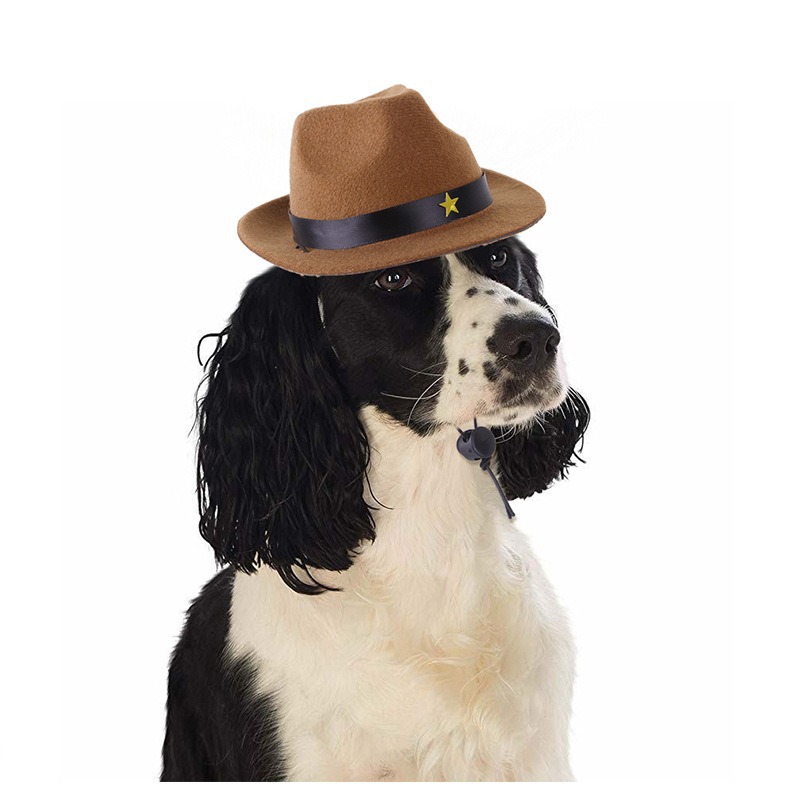 Sombrero creativo para mascotas, sombrero de vaquero para perros, traje de bufanda triangular, tocado para gatos, sombrero de vaquero