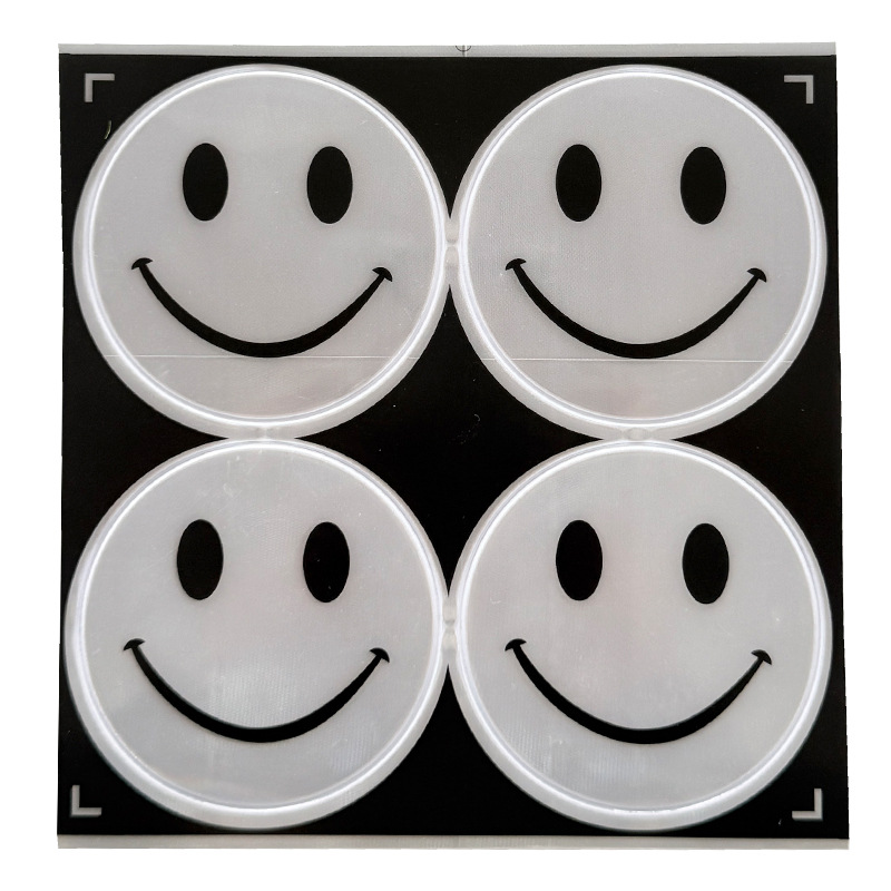 65*65*실버 화이트*PVC 반사 격자+자체 접착