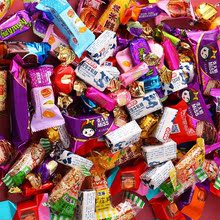 混合糖果大禮包整箱5斤紫皮糖牛軋糖巧克力喜糖過年招待糖1斤批發