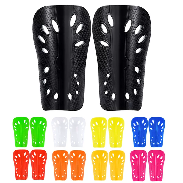 Amazon Football Shin Guards with Holes and Breathable Design for Children and Adults, Insert-Style Knee Protection Equipment