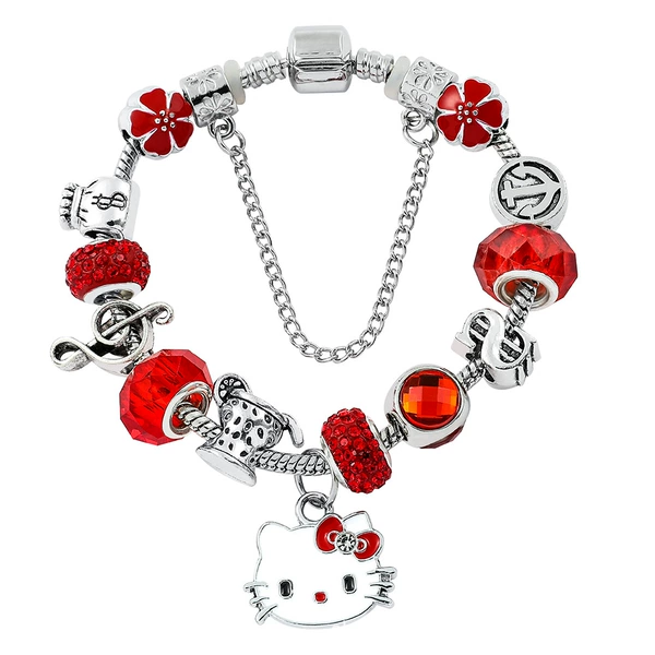 SL1014 Red Slam kt cat bracelet