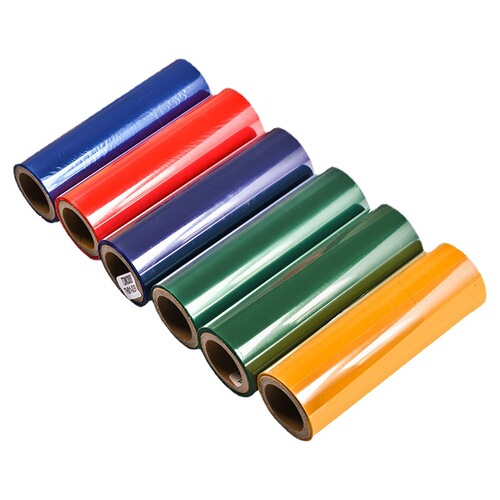 Colorful Carbon Tape Wax-Based Hybrid Full Resin Barcode Label Printing Ribbon Gold, Silver, Blue, and White Heat Transfer Ribbon