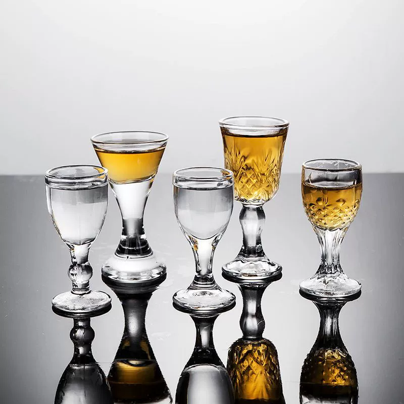 Стеклянный Shot glass для домашнего использования, праздничный бокал для вина, набор