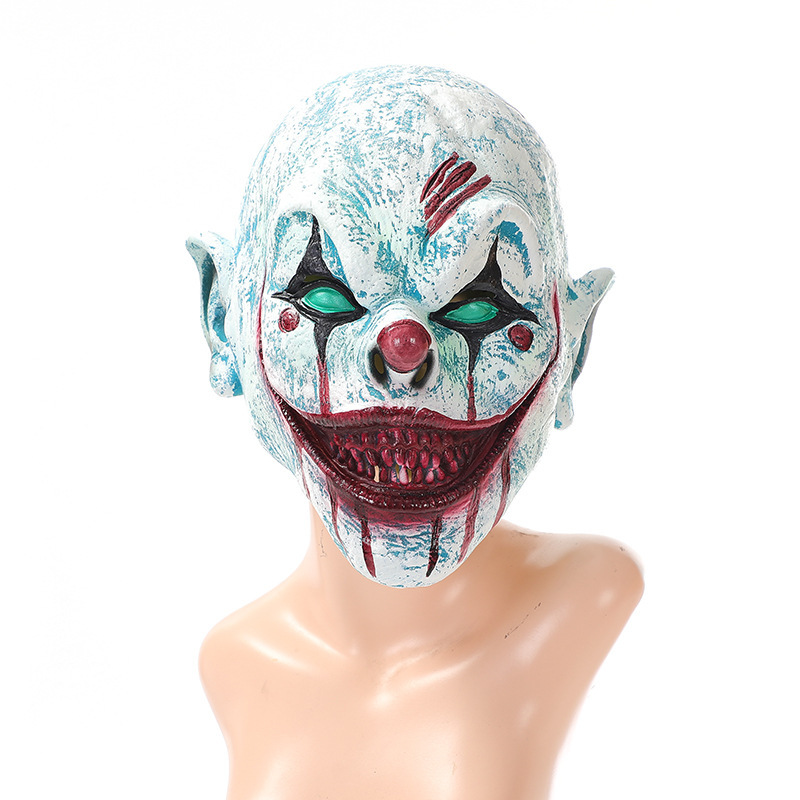 メーカー直販ハロウィーン血痕道化師マスク頭カバー鬼節ハロウィーンコスプレ道具|undefined