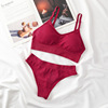 Sexy top with cups, underwear, colored set, comfortable soft wireless bra, wide color palette