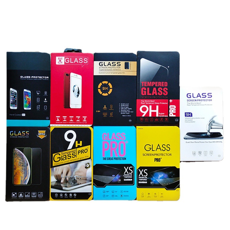 钢化膜包装盒 苹果钢化膜包装书本式纸盒 高档膜中性包装 KJ-737