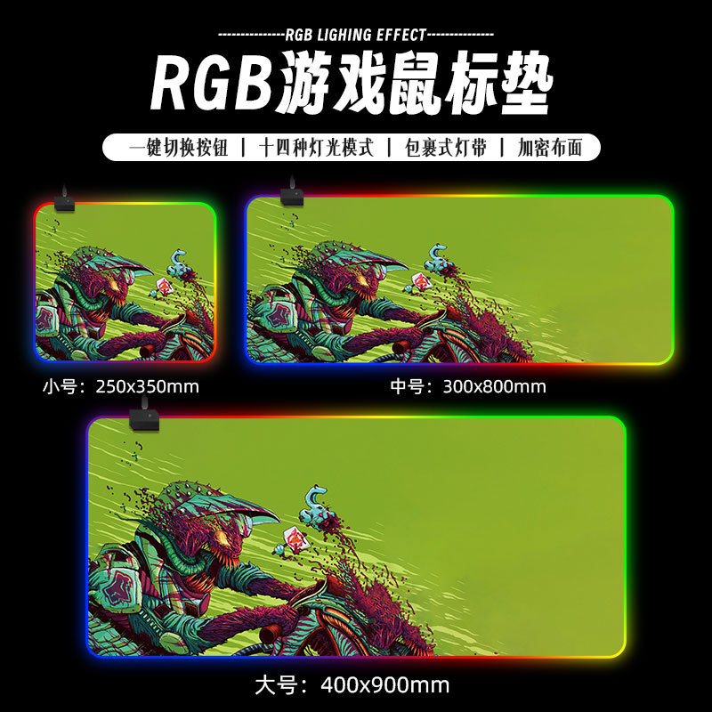 Alfombrilla de Ratón RGB – Mouse Pad Gamer con Memoria de Apagado