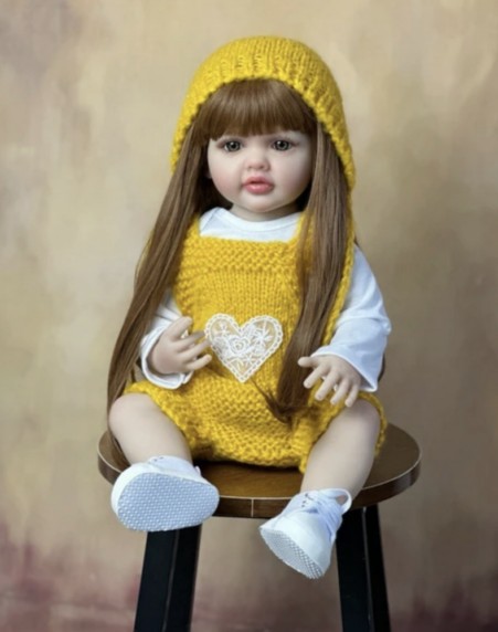 NPK bienes genuinos 55cm pegamento completo simulación reborn Doll Betty suministro transfronterizo entrega de una sola pieza image 6
