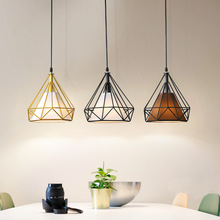 北歐現代簡約藝術飯廳燈飾創意個性吧台餐桌燈具鐵藝三頭餐廳吊燈