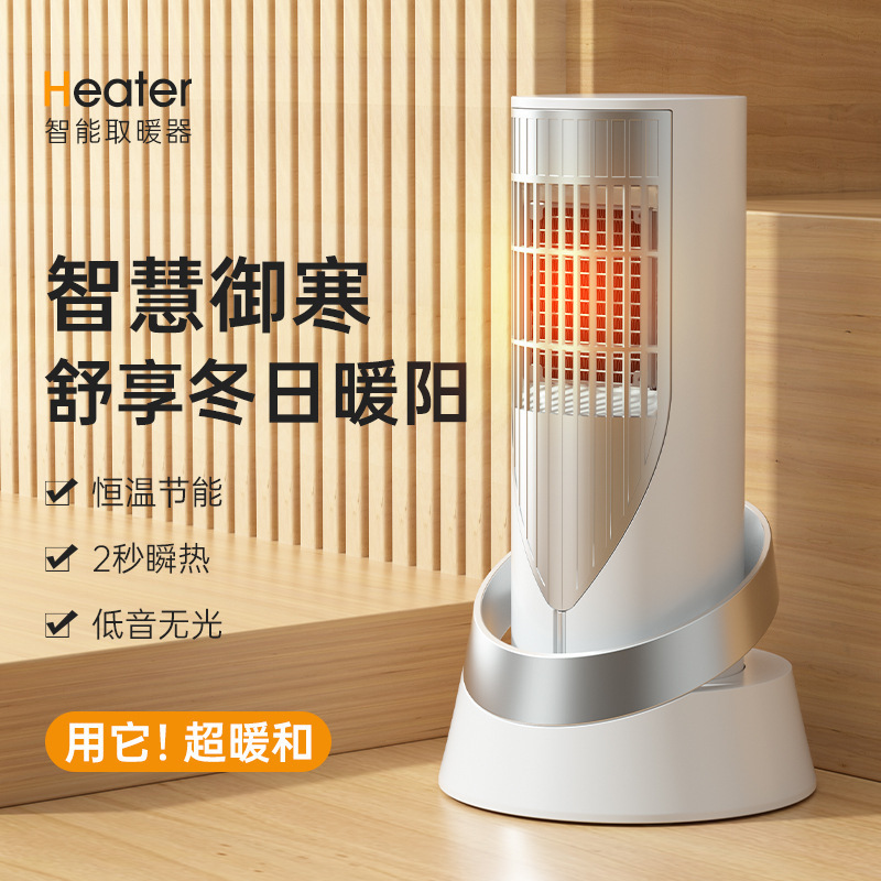 跨境外贸立式PTC陶瓷发热取暖器小型卧室家用宿舍桌面节能暖风机|undefined