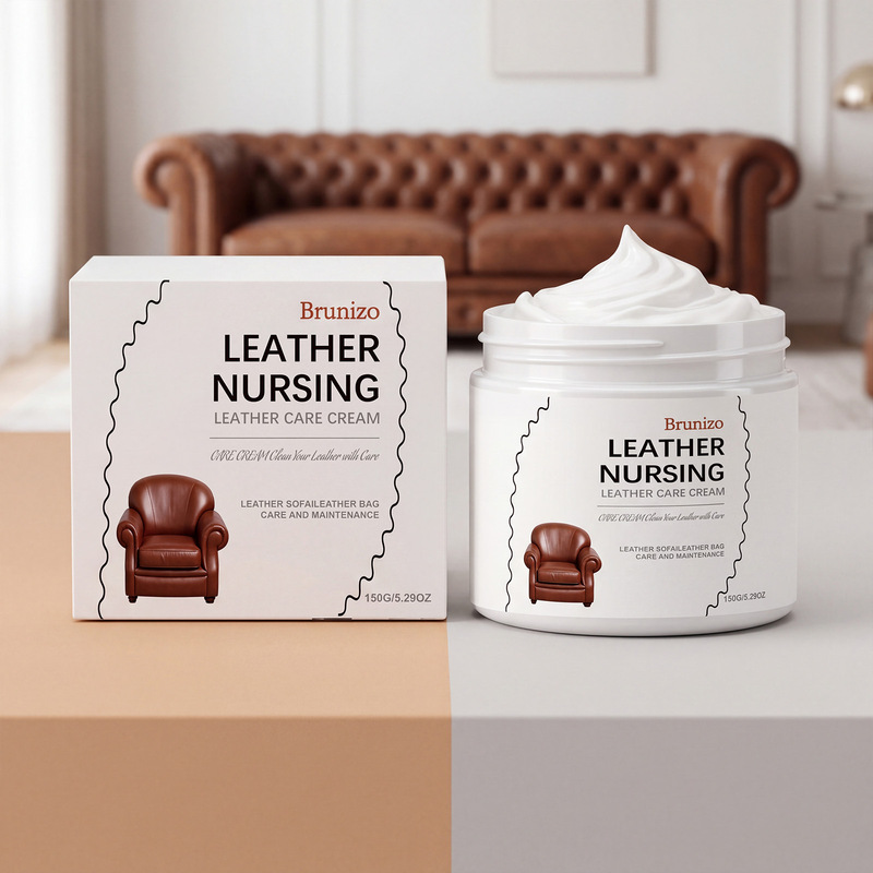 Cross-Border Brunizo Leather Care Cream: Gentle Care for Home Leather, Easy Daily Maintenance, Refurbishment, and Cleaning Cross-Border Brunizo Leather Care Cream: Gentle Care for Home Leather, Easy Daily Maintenance, Refurbishment, and Cleaning