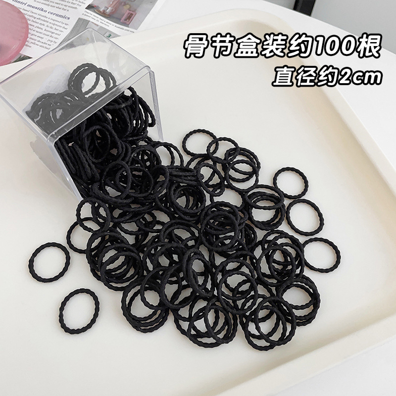 Banda de goma infantil pulgar anillo de cabello de cabello lindo cordón de cabello no daña cabello elástico para niñas atadas pelo banda de goma