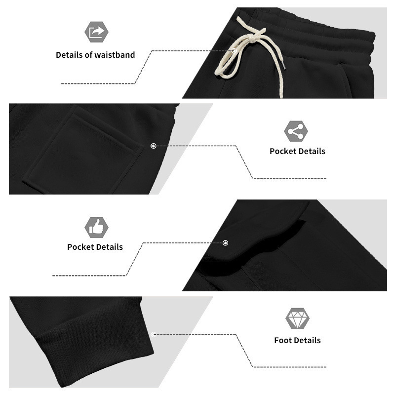 Men's Clothing Men's Heavyweight Fleece Lined Casual Sportswear Workwear Trendy Loose Suit Winter For Formal & Casual_viptrois.com