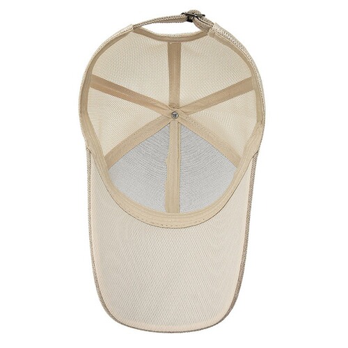 Mid-age and senior breathable sun hat, thin-style cap for men—summer mesh sun visor, perfect for grandpas and dads, also great as a baseball cap.