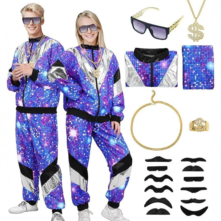70S Clothing Retro Trend Party Stage Performance Costumes 80S Disco Michael Myers 70S Clothing Retro Trend Party Stage Performance Costumes 80S Disco Michael Myers