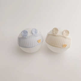 胎帽婴儿夏季护囟门囱门帽子薄款棉发带儿男女宝宝夏天遮脑门帽