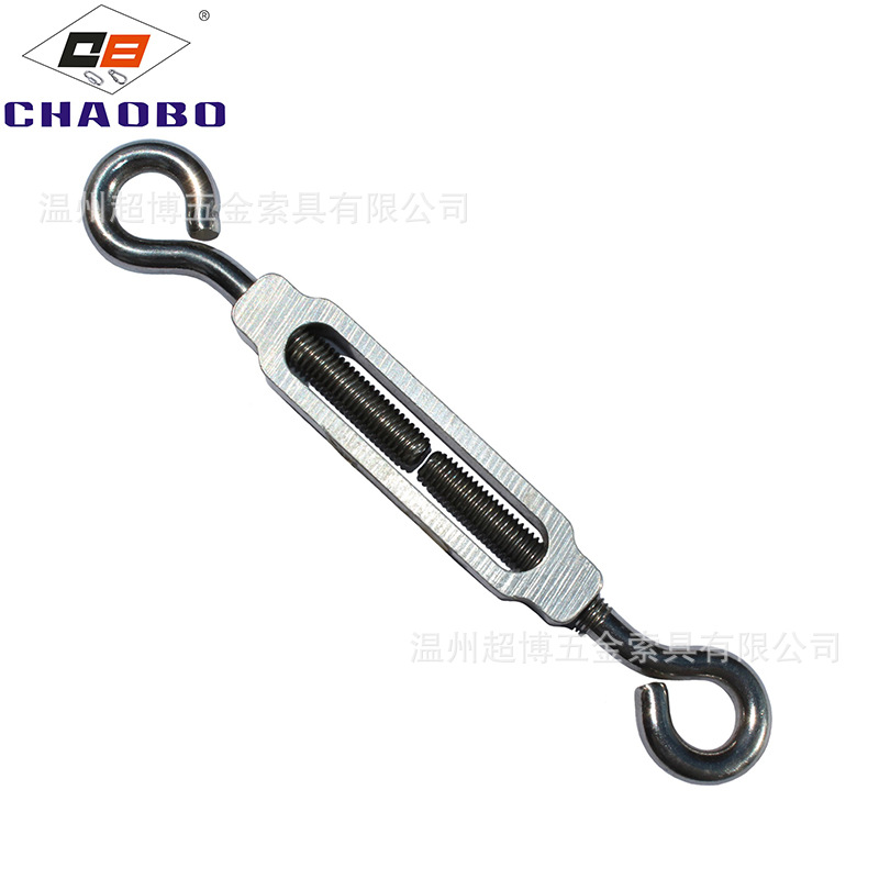 厂家供应不锈钢开体花兰螺栓钢丝绳收紧器拉紧器紧线器CB-1481