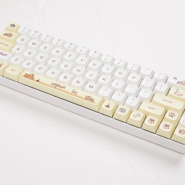 Корги клавиша-каппа XDA высокий PBT материал сублимация 108/104/100/98/87/82/68/64/61