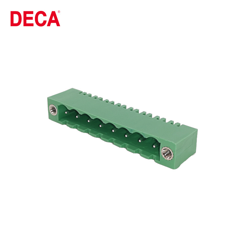 DECA进联ME060-50808P PCB接线端子 带法兰插头16A 300V 原装