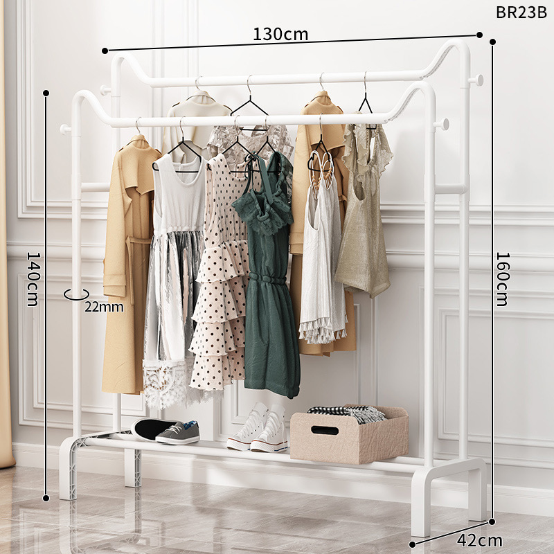 [고양이귀 더블폴 모델] 롱 130cm - 클래식 화이트