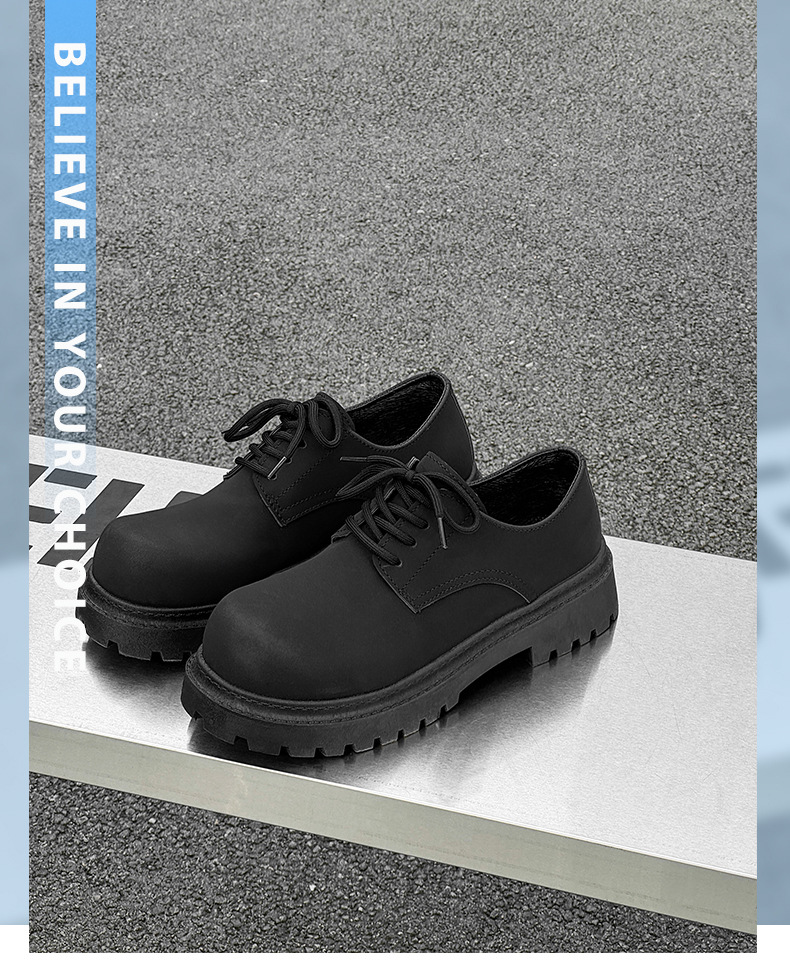 ShoeVault Stivali Martin da uomo bassi 2025 Primavera Quattro Stagioni Retro Casual Stile Britannico Scarpe Derby in Pelle con Alluce Valgo_voghion.com