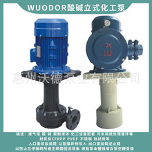 惠沃德槽外槽內立式化工泵 化學工業排污水處理塑料液下循環水泵