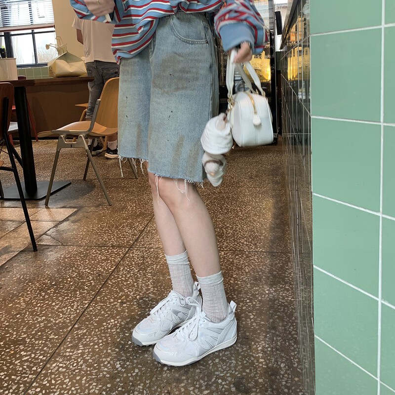 银河德训鞋~内增高5cm运动机能赛车鞋女透气网面拼接休闲鞋阿甘鞋|undefined