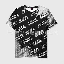 【优质网眼布】游戏死亡空间的艾萨克3D印花T恤圆领短袖 外贸批发