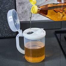 日本厨房油壶PP5食品级油瓶调料瓶防漏塑料酱油醋瓶按压式小油罐