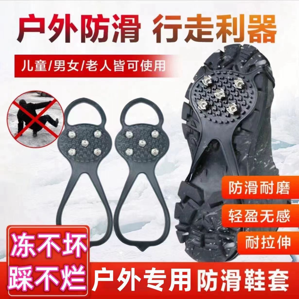 Non-slip skates