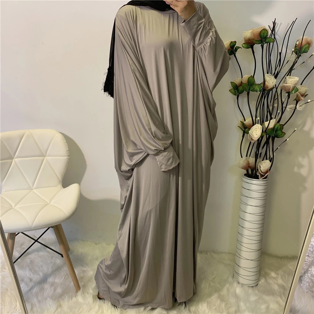 Women's Clothing Effortless Batwing Sleeve Dress, Solid Color Casual Shift Dress For Women_ecoleips.com