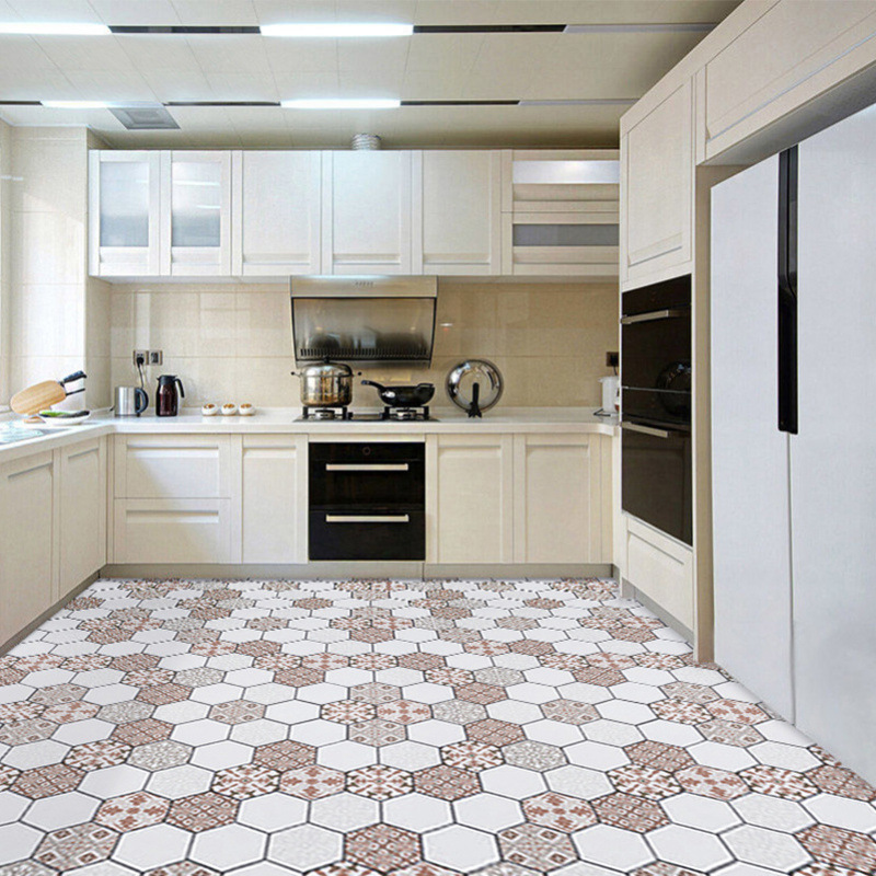 Pegatinas gruesas para el suelo del baño, pegatinas para el baño, la cocina y el dormitorio, pegatinas autoadhesivas para el suelo del inodoro, venta al por mayor de fábrica image 17