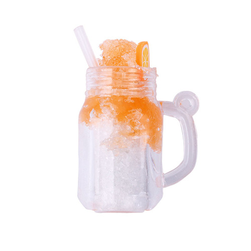 Manufacturer wholesale new creative smoothie straw cup DIY mobile phone car bag keychain smoothie keychain pendant