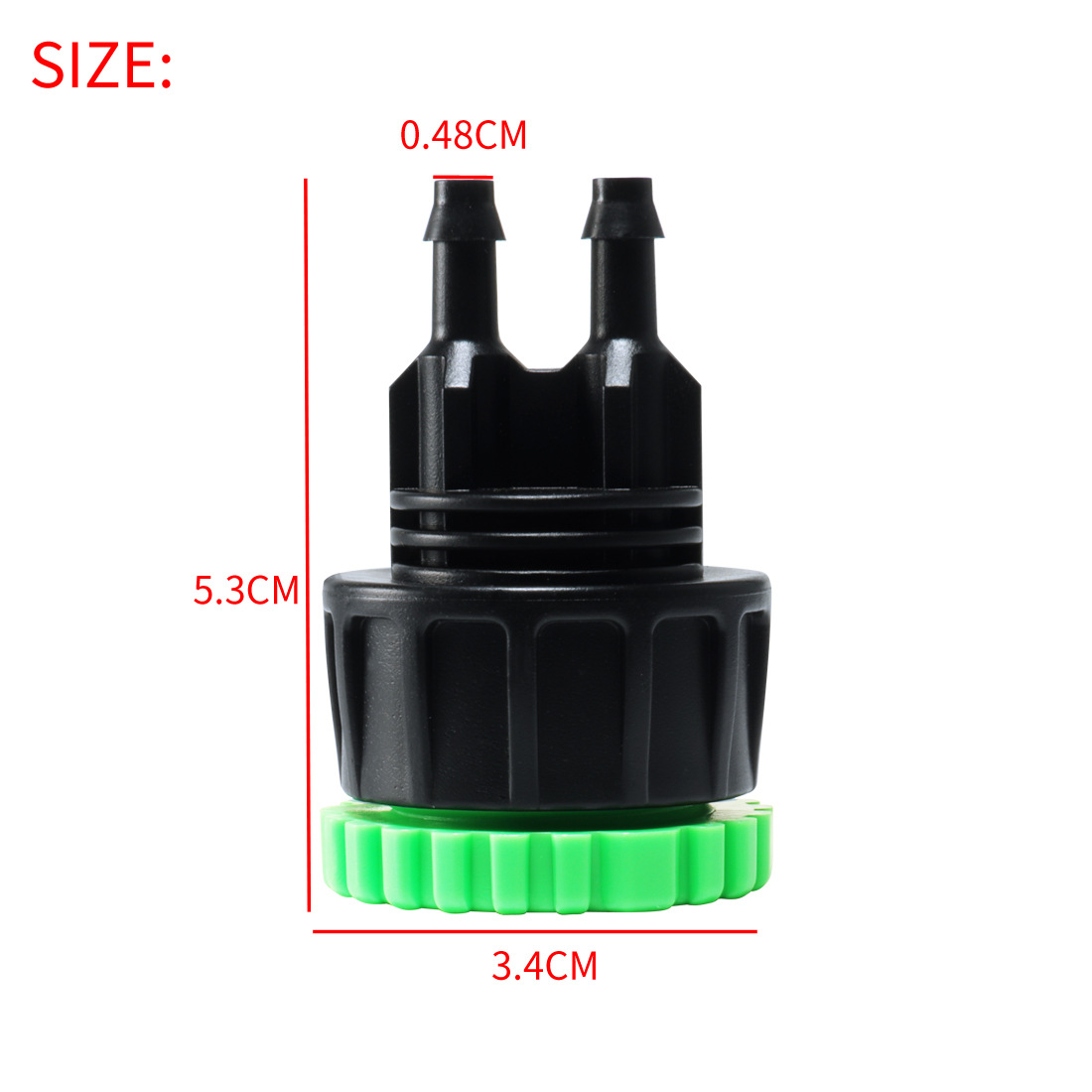 Faucet shunt to 4/6 to 4/7 capillary pipe joint garden agricultural micro-sprinkler irrigation joint