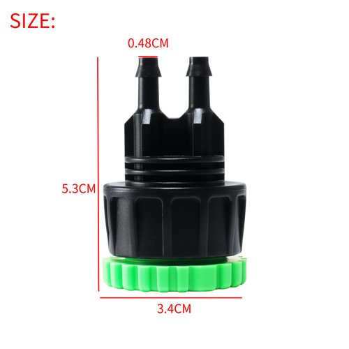 Faucet shunt to 4/6 to 4/7 capillary pipe joint garden agricultural micro-sprinkler irrigation joint