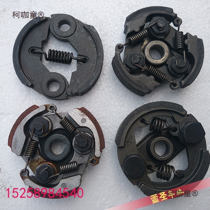 迷你助力摩托车二冲小跑40-5离合器四冲49CC发动机离合块连麦太保
