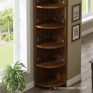 Corner Storage Rack Bookshelf Living Room Corner Cabinet Corner Cabinet Restaurant Corner Cabinet Sofa Triangle Cabinet Corner Cabinet Tea Cabinet