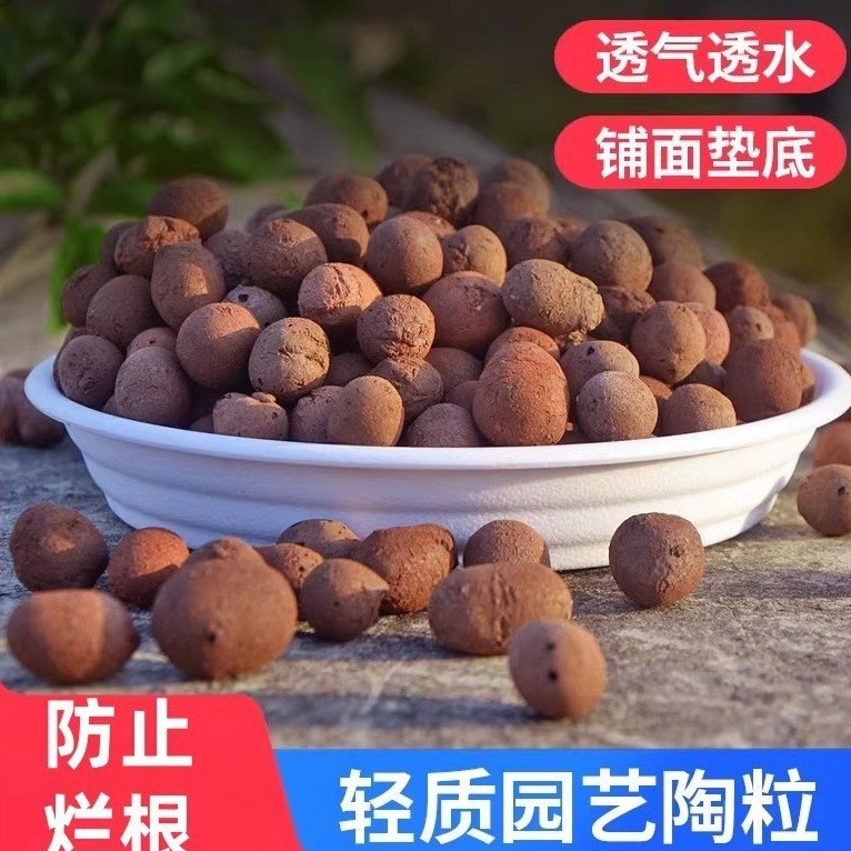 陶粒无土栽培隔水透气陶粒铺面垫底水培工程建筑厕所回填防烂根