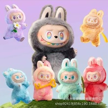 三代拉布布公仔娃娃派对labubu玩偶搪胶毛绒挂件手办网红现货盲盒