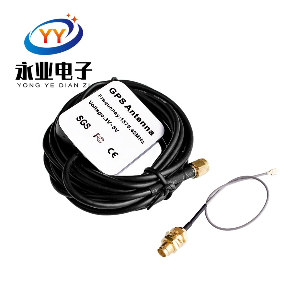 GPS антенна автомобильная DVD навигационная антенна GPS спутниковая позиционирующая антенна SMA Мужская прямая головка GPS универсальная Антенна