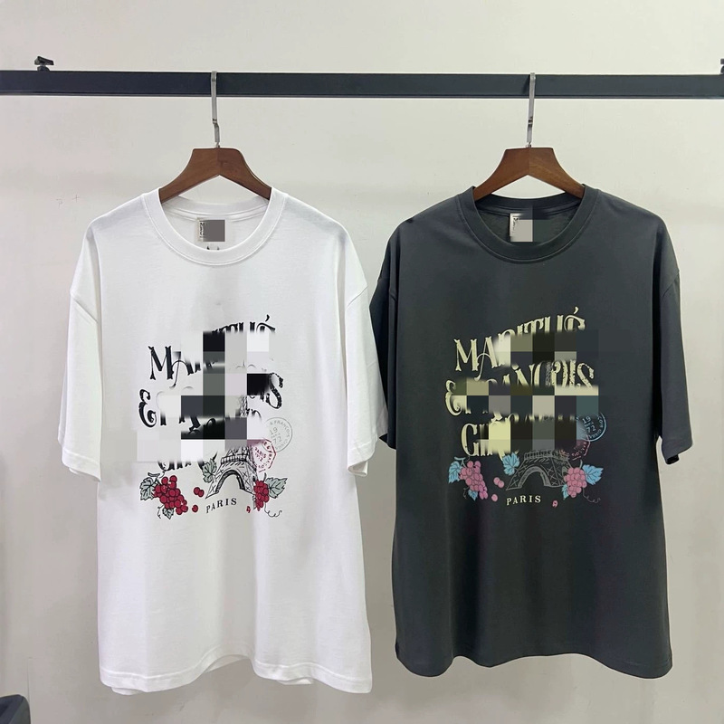 Mar Spring/Summer Women's Eiffel Oversized T-Shirt Vintage Print Round Neck Loose Short Sleeve Women's Clothing Mar Spring/Summer Women's Eiffel Oversized T-Shirt Vintage Print Round Neck Loose Short Sleeve Women's Clothing