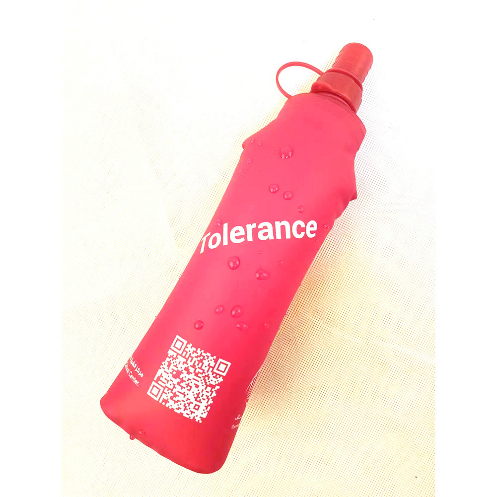 新型TPUアウトドアスポーツウォーターバッグ、越境マラソン用水分補給ボトル、メーカー卸売、ランニング用折りたたみ式ウォーターボトル