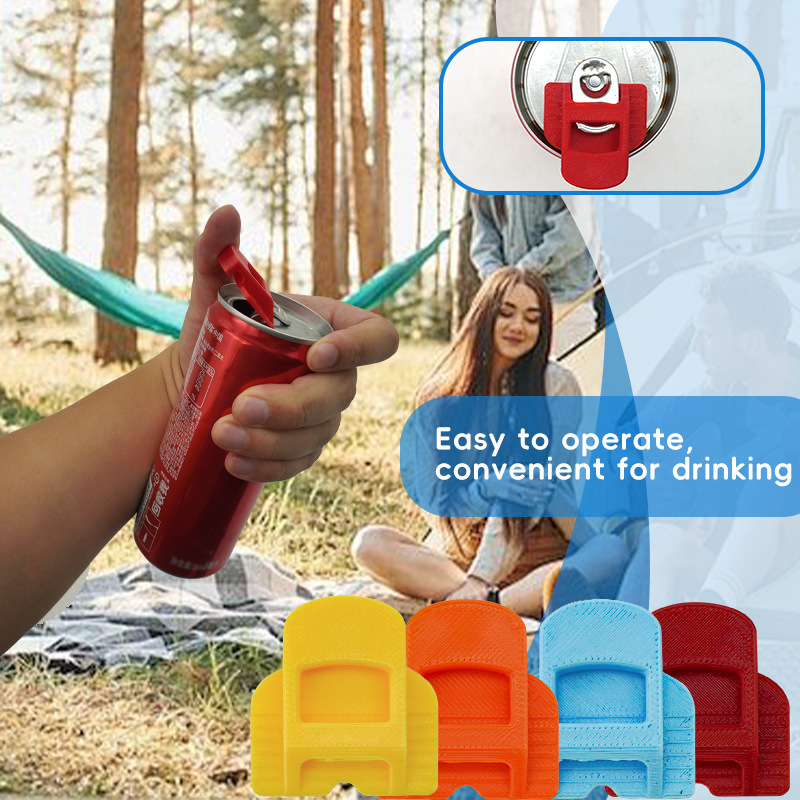 国境を越えた新しい缶蓋飲料缶切り 4 色缶補助便利な蓋開けプラスチックガジェット|undefined